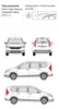 Bagażnik dachowy CRUZ AIRO FUSE DARK Dacia Lodgy Stepway