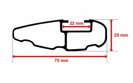 Bagażnik dachowy belki Citroen Berlingo 2008-2018