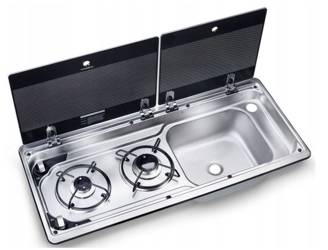 Kuchenka 2 palnikowa ze zlewem MO9722R - Dometic