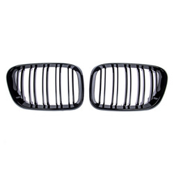 Grill sportowy podwójne żeberka Gloss Black BMW X5 E53 przed liftem 1999-2003