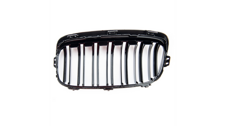Grill sportowy podwójne żeberka Gloss Black BMW 2 F45 przed liftem 2014-2018