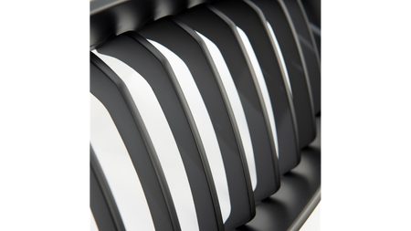 Grill sportowy pojedyncze żeberka Matt Black  BMW 3 (F34) Gran Turismo 2013-2020