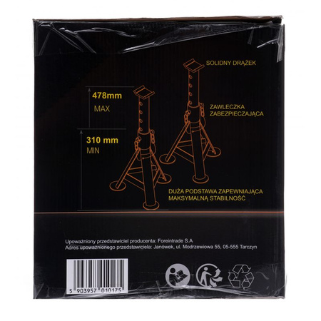 KOBYŁKI SAMOCHODOWE 3T 310-478 MM KD3181