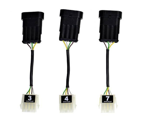 Interfejs + 4 złącza (1, 3, 4, 7)