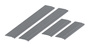 Progi 2 Line Mitsubishi Outlander III Cwo SUV 5 2012- - Mat