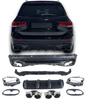 DYFUZOR MERCEDES X247 GLB CHROME KOŃCÓWKI 2X2
