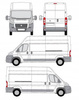 Platforma dachowa bagażowa Cruz Fiat Ducato L3H3