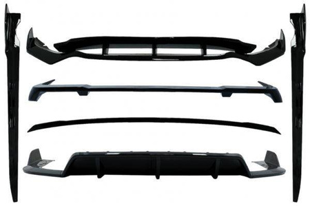 AERO BODY KIT BMW X5 G05 18- M-TECH GLOSSY BLACK