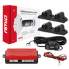 Zestaw czujników parkowania cofania Buzzer 4 sensory czarne TRUCK BUS 19 mm AMIO-02278