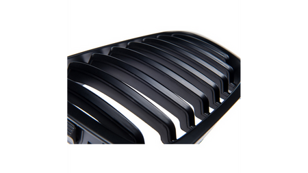 Grill sportowy pojedyncze żeberka Matt Black BMW 3 E46 przed liftem 1999-2003