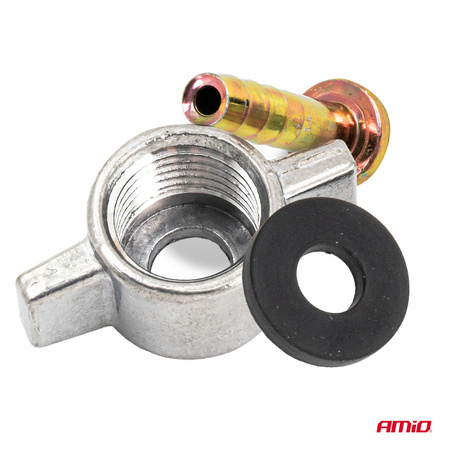 Nakrętka kompresora motylek M16 x 1.5 dla 8mm AMIO-04499