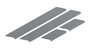 Progi 2 Line Honda Civic VIII Hatchback 5 2006-2011 - Połysk