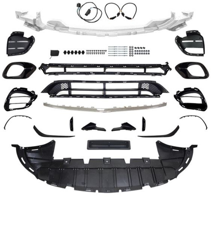 ZDERZAK MERCEDES CLA C118 X118 19-23 LOOK AMG A45