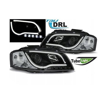 Lampy przednie reflektory Audi A3 8P 03-08 TUBE BL
