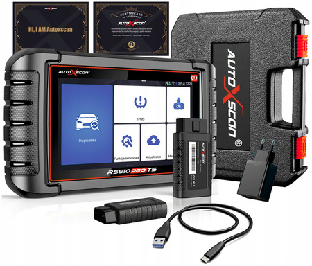 TESTER DIAGNOSTYCZNY RS910 PRO TS CZUJNIKI TPMS x4