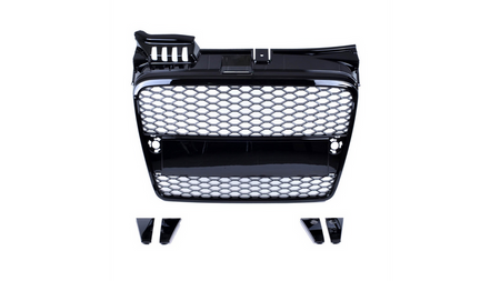 Grill sportowy Gloss Black  AUDI A4 B7 (8E) Sedan Avant 2004-2008