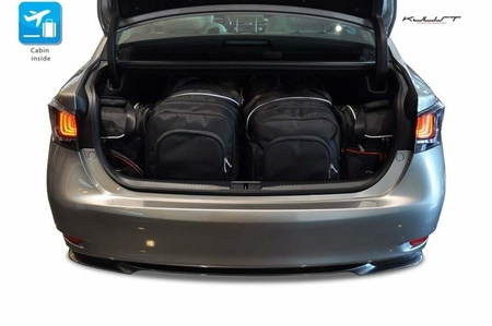 LEXUS GS HYBRID 2012+ TORBY DO BAGAŻNIKA 4 SZT