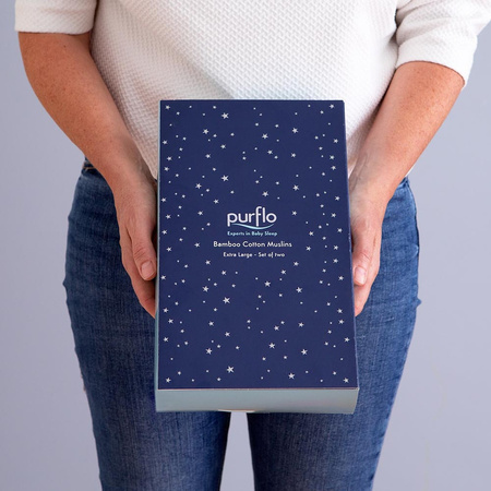 Otulacz bambusowy Purflo Jungle Leaves - 2 szt.