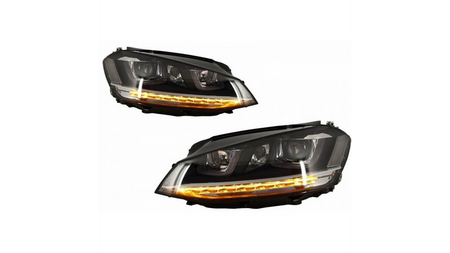 Zestaw Lamp Halogenowych Chrome VW GOLF VII przed liftem 2013-2017