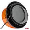 Lampa ostrzegawcza błyskowa kogut 36 LED magnes R65 R10 12V 24V W03m AMIO-02295
