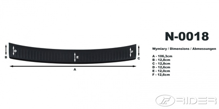 Toyota Auris I nakładka na zderzak