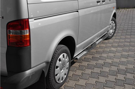 Stopnie boczne progi rury Volkswagen T5 T6 SHORT