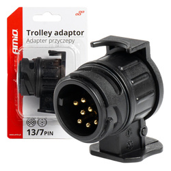 Przejściówka adapter redukcja gniazda 13/7 AMIO-03210