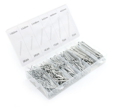 Zawleczki proste 1000 szt. KD10509