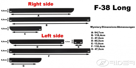 Vw T5 Long listwy boczne
