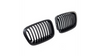 Grill sportowy pojedyncze żeberka Matt Black BMW 3 E46 Compact przed liftem 1998-2001