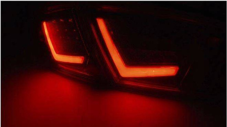 Lampy diodowe Seat Leon 09-13 red smoke led bar