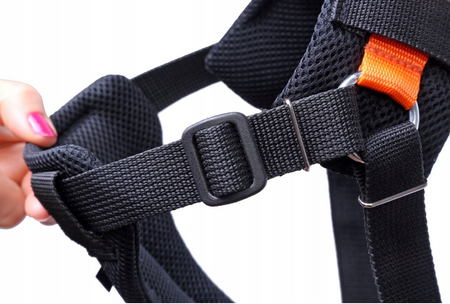 Pasy szelki bezpieczeństwa Kardiff do przewozu psa rozmiar L