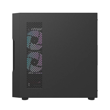 Obudowa komputerowa Darkflash DK431 Mesh (czarna) + 4 wentylatory ARGB