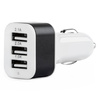 Ładowarka samochodowa 3x USB biała PCH-03 AMIO-01027