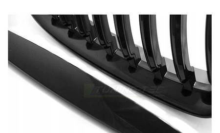 Grill nerki BMW E90/E91 05-08 Czarny połysk