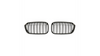 Grill sportowy podwójne żeberka Matt Black  BMW 1 (F20, F21) Hatchback Facelift 2015-2019