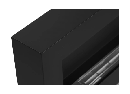 Biokominek Box 900x400 czarny z szybą
