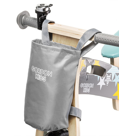 ROWEREK BIEGOWY 12" DLA DZIECI DREWNIANY Z TORBĄ PIANKOWE KOŁA EVA