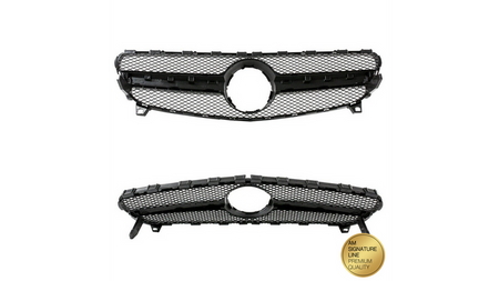 Grill sportowy Gloss Black A-Type MERCEDES A-Class W176 Facelift 2015-2018