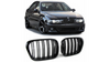 Grill sportowy podwójne żeberka Gloss Black BMW 5 E39 1995-2003
