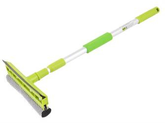 Myjka do szyb 20 cm ze ściągaczką, aluminiowa teleskopowa rączka 55-90 cm