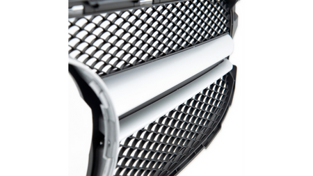 Grill sportowy Silver A-Type Camera MERCEDES C-Class W205 S205 A205 C205 przed liftem 2014-2018