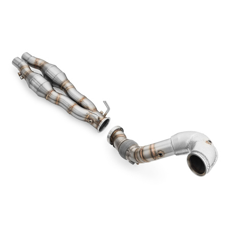 Downpipe AUDI RS3 8Y 2.5 TFSI z osłoną termiczną i katalizatorami