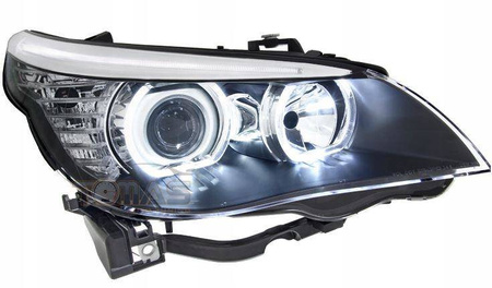Reflektory lampy przednie BMW E60 / E61 BLACK RING