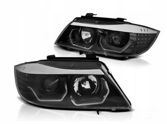 Lampy Bmw E90 E91 05-08 3d led black ringi 3d