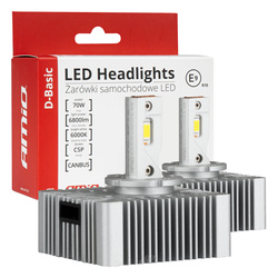 Żarówki żarniki LED seria D-Basic D5S 6000K Canbus AMIO-03630