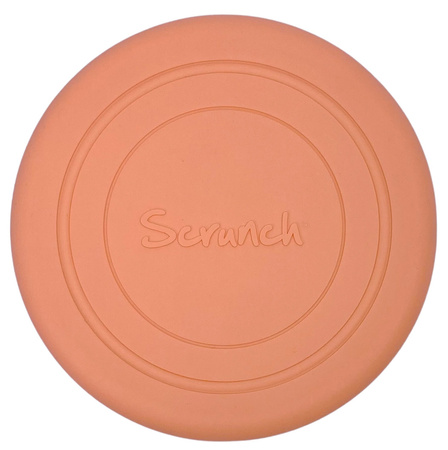 Silikonowy dysk Scrunch - Koralowy