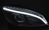 Lampy Mercedes W204 C-klasa 07-10 Black Led