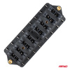 Skrzynka bezpiecznikowa ceramiczna 8 gniazd AMIO-03042