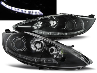Lampy Reflektory Ford Fiesta Mk7 08.08-09.12 Daylight Black